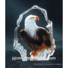 2015 vente chaude Bon marché cristal iceberg pour la décoration eagle crystal image